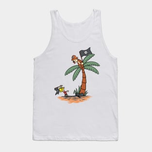 Calvin and Hobbes Pirate Tank Top